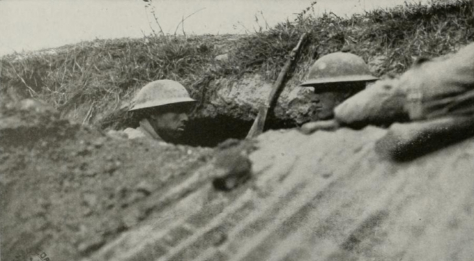 Men of the 77th Division on the front line, 1918 (History of the Seventy Seventh Division)